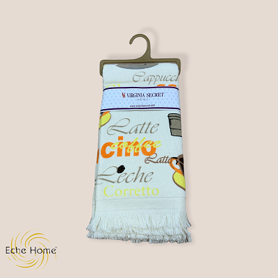 VIRGINIA SECRET DOLCE CUCINA TWICESET DI 2 ASCIUGAMANI PER CUCINA 40x60 CM+ 50x70 CM